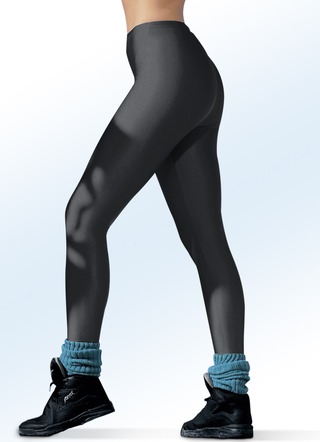 Capri-Leggings mit Glanz-Effekt in 5 Farben - Homewear & Freizeitmode