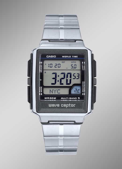 Digitaluhren - Casio-Funk-Chronograph Wave Ceptor, in Farbe