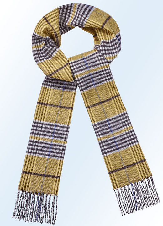 Accessoires - Schal mit gedrehten Fransen, in Farbe MANGO-BUNT